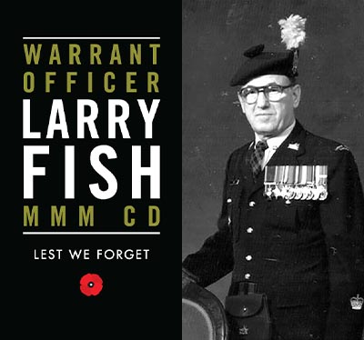 Warrant Officer Larry Fish, MMM, CD