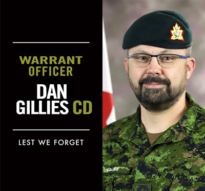 Warrant Officer Dan Gillies, CD