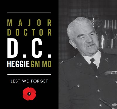 Major Doctor D.C. Heggie, GM, MD