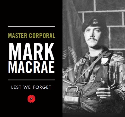 Master Corporal Mark MacRae