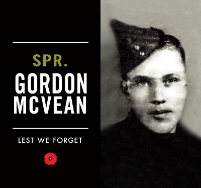 SPR. Gordon McVean